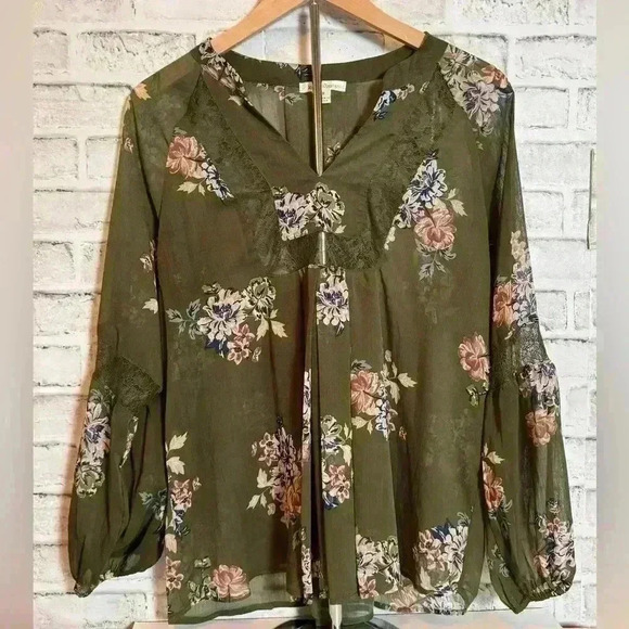 JohnPaulRichard Tops - 2 pc sheer blouse set lightweight layers business casual resort wear summertime